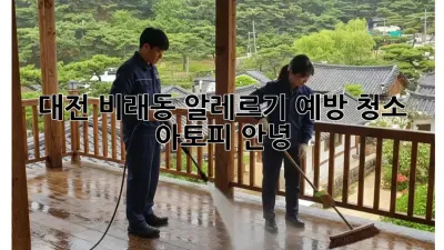 대전 비래동 알레르기 예방 청소🧹, 아토피 안녕!👋